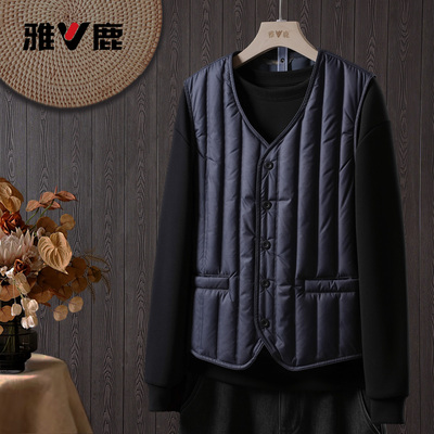 雅鹿新款轻薄羽绒内胆马甲