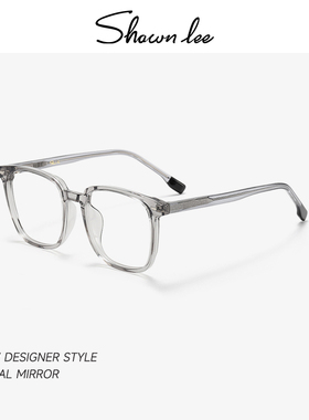 Shawnlee方框超轻眼镜架防蓝光日系复古女近视可配高度数眼镜框男