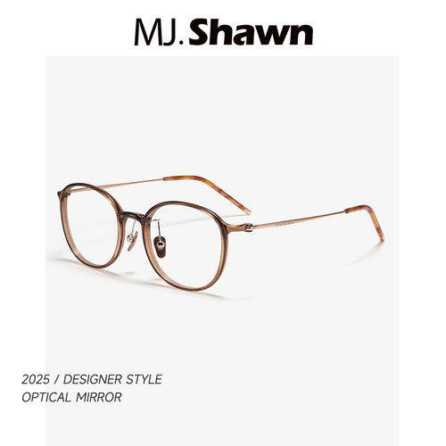 MJ Shawn超轻素颜眼镜架女款防蓝光近视镜可配度数TR90眼镜框