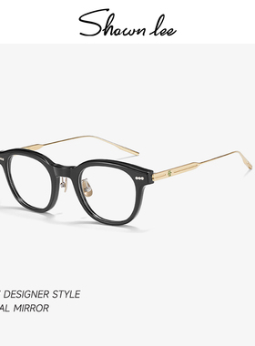 Shawnlee财源广镜设计师款新年暴富赢钱神器可配度数近视镜眼镜框