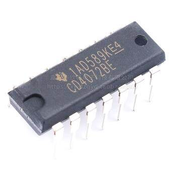 直插 CD4072BE CD4072 DIP-14 或门 4输入 进口全新原装