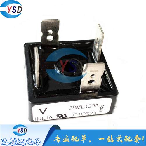 36MB120A 桥式整流器 带推入式端子 高热导性封装 单相 35A 1200V