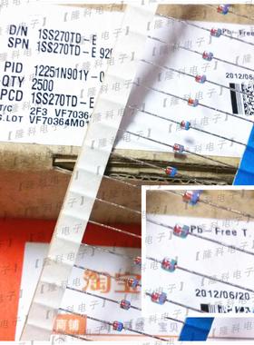 进口日本RENESAS全新高速开关检波二极管1SS270TD-E原装DO-34