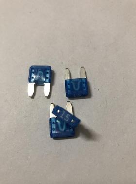 日本 MINIFUSE 汽车保险丝插片保险管 熔断器保险片小号15A 全新