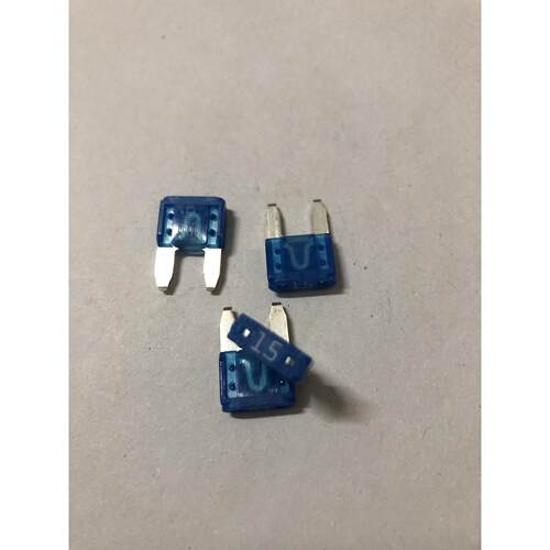 日本 MINIFUSE 汽车保险丝插片保险管 熔断器保险片小号15A 全新
