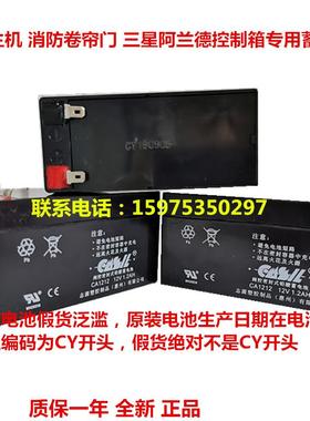 防火卷帘门控制箱蓄电池 CASIL CA1212 12V/1.2AH 阿兰德电池