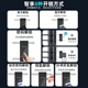 密码 u型锁商铺玻璃门锁双开推拉门大门插锁智能电子挂锁指纹U型锁