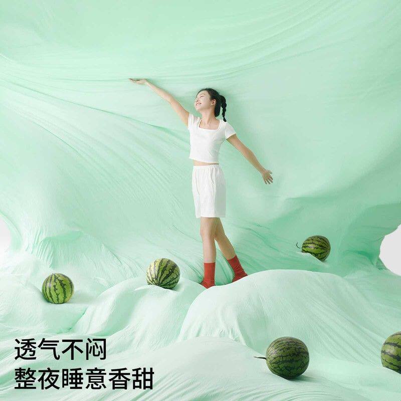 躺岛瓜瓜凉被凉感轻薄透气夏凉被被芯即刻凉感可水洗空调被4011图片