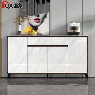 25CM薄款 岩板餐边柜现代简约轻奢窄柜厨房储物边柜靠墙小户型G152