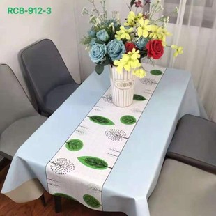 桌布防水防油防烫免洗餐桌布正长方形台布茶几布桌垫家用PVC北欧