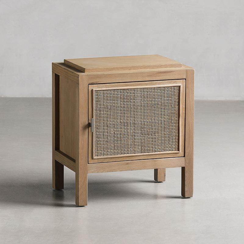 简约现代简约床头柜实木小尺寸一体床边柜小型卧室藤编收纳窄柜子,玩具/童车/益智/积木/模型,其它,淘宝优惠券,粉丝福利购,淘宝优惠卷