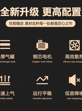 上海捷WHJ豹空机工业0级大功率打气泵7.5KW38V空气缩机220V压压气