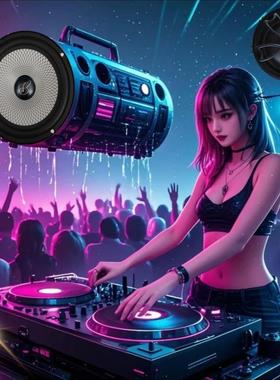 大柏林声6.5之汽寸中低音炮无高音喇叭进口车载车音VVL响损改装升