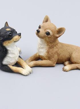 热卖厂家直销迷你真吉娃树脂娃仿工艺摆件车J001载品摆件