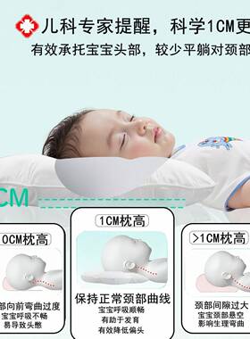 头枕枕头儿童定型枕星婴儿新生儿宝宝LUS防偏头0-6个月矫正头型海