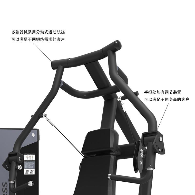 健身房器械器坐PLI式腿训练商用屈健身房塑形健材身器坐式屈腿训