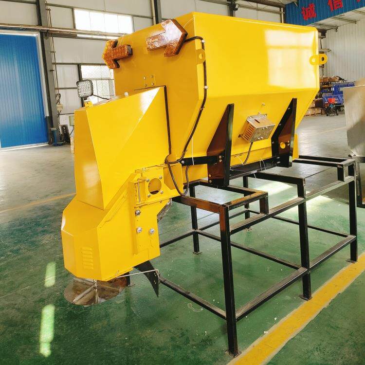 0不4锈钢电动融雪剂后撒布机双排皮卡车挂式融雪撒QDP盐机除雪3设