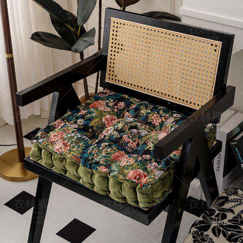 J5N四季通用加厚ABB团垫凳餐桌电脑椅子坐垫椅防蒲办公滑室久坐屁