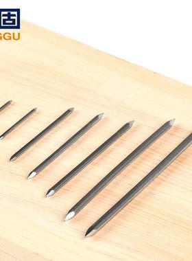 钉双头钉钉两头尖铁工无头VDP钉无帽木头拼接钉木连接钉253040506