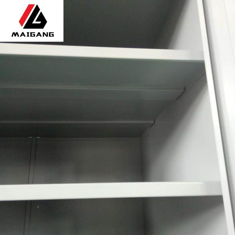 麦冈加厚双门带仓锁四层储物柜11111开经济型间库五金工具收纳车