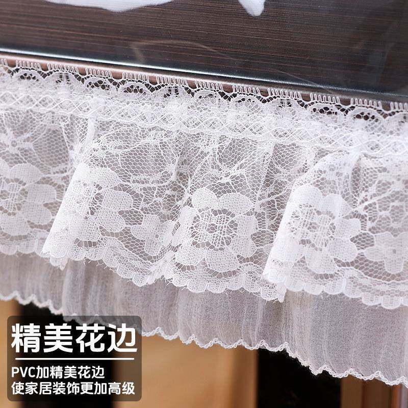 新款蕾丝桌布罩透明防水防油方防尘家用餐桌电炉LTK暖桌罩长形桌
