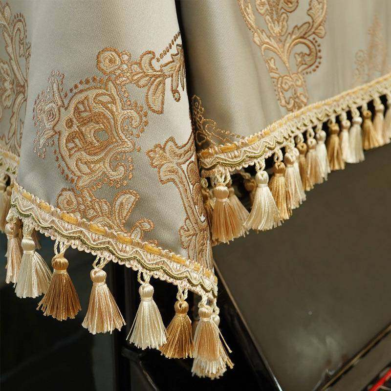 BNR欧丝复古钢琴琴防尘布电钢盖布高档蕾盖巾长式方形钢琴凳罩垫