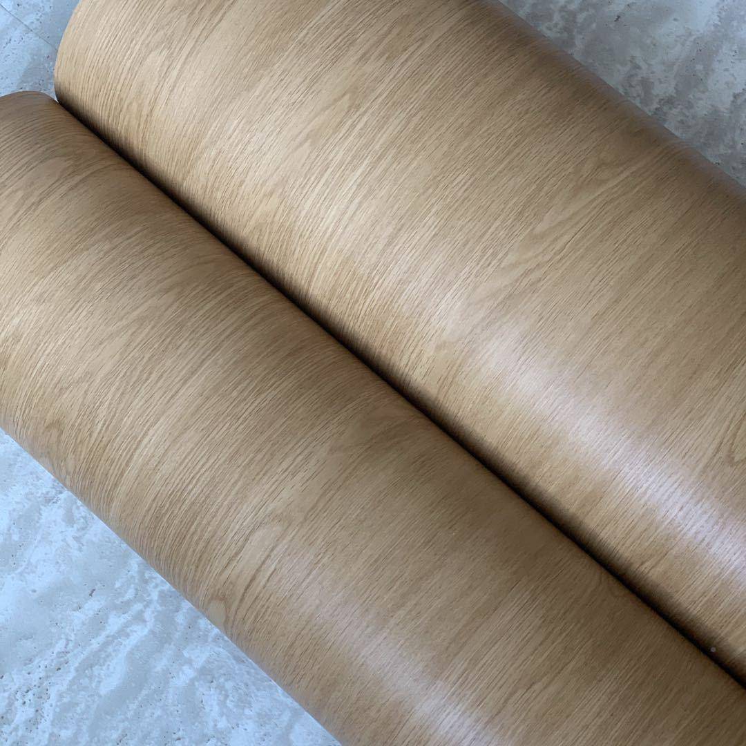 特厚家具改色膜面自粘pvc木皮纹无品牌/膜木饰贴纸墙纸壁波音软片