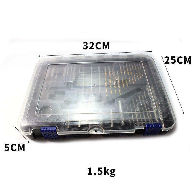 100p钻c钻头组麻AL100972花钻建开工木工钻扁钻孔器木工工具塑盒