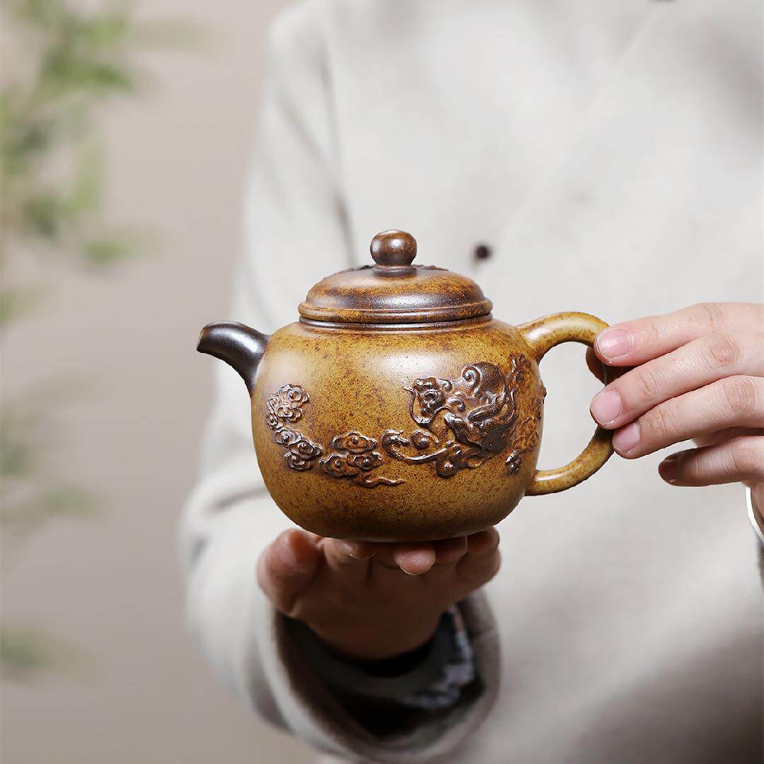 匏尊宜原兴紫砂壶原无品牌/矿段泥高温还烧经用典实紫砂茶壶产地