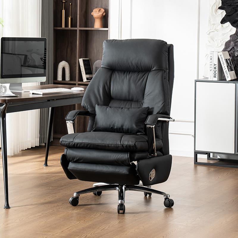 Rtd老板按电动摩电椅脑椅办公无品牌/公室舒适人体工学椅子可躺办