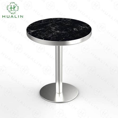 轻奢进别墅专用口岩板家长形商用餐桌天然UAW大理石极方简意式餐