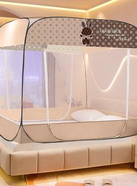 蒙古免安双装蚊帐全底1.包0米单人1.81.5床m2米2.2家用上下铺IFH