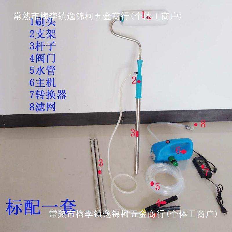 电动自油漆印花滚筒刷寸墙工具9纹乳488胶漆涂花料吸滚涂机细毛