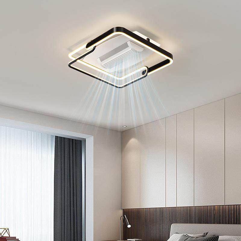 客厅无叶风扇灯2FPT0年新款主5卧2间吸顶灯电扇灯房一体灯具组合