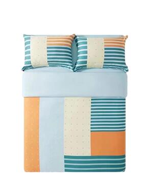 60长绒棉QKB四季款式贡缎印花四件美风格支套直播爆款