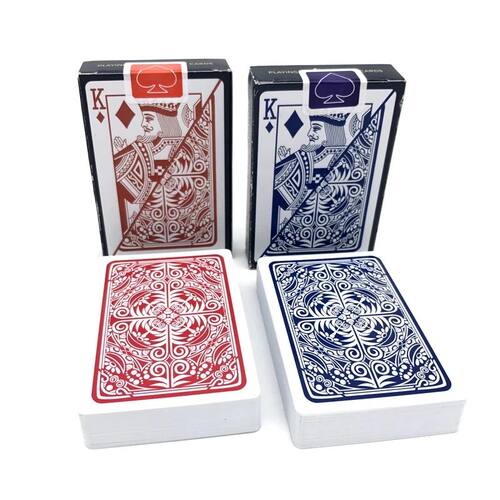 Plastic Playing Cards 5.8CMX8.8CM Waterproof Folding Repair