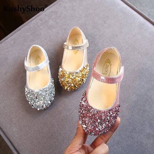 2025 Spring New Children Shoes Girls Princess Shoe