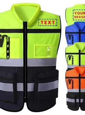Reflective Safety Vest for Men Work Vest with