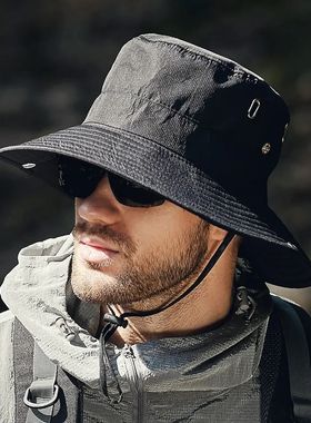 Summer Bucket Hat For Men Fisherman Cap Fishing Outdoor Suns