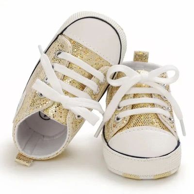 Meckior New Baby Flash Canvas Sneakers Baby Boys Girls Sport