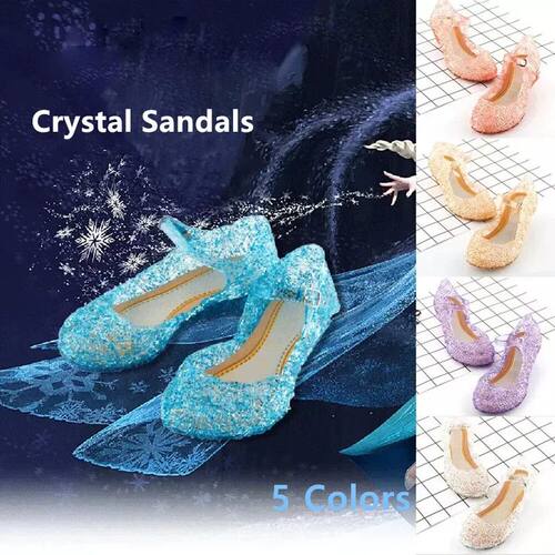 Princess Crystal Shoes for Girls 2025 New Fashion Kids