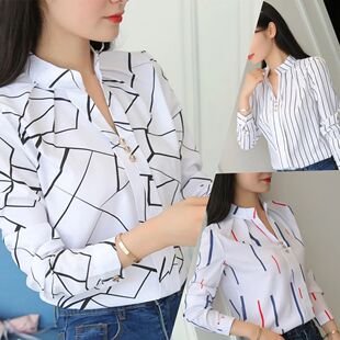 2025 Spring and Autumn New Casual Striped Long Sleeve Shirt