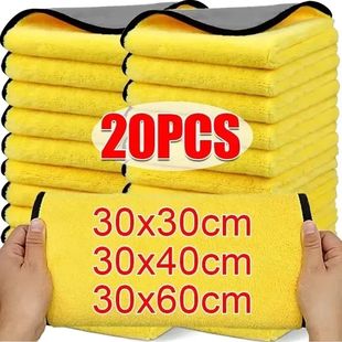 Wholesale Double Sides Car Microfiber Cloths Super Absorbent
