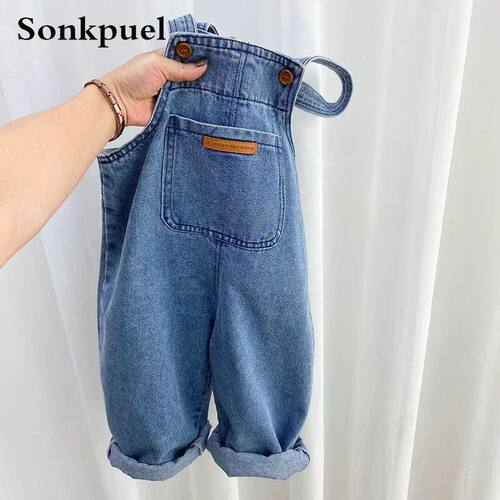 Children'S Overalls Pants Boys Fall Pants 2025 New Baby Trou