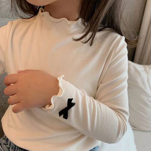 Baby Girls T-shirts Long-sleeve T-shirt for 1-6 Years Old De