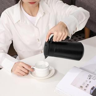 直销中式 新款 304不锈钢内胆保温瓶带手柄家用摩卡咖啡壶真空大容