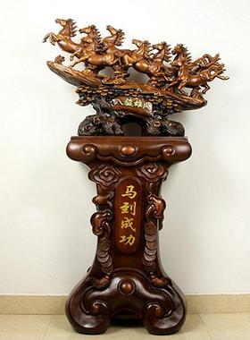 新款直销八骏马到成功落地大摆件公司酒店店铺开业庆典乔迁大厅商
