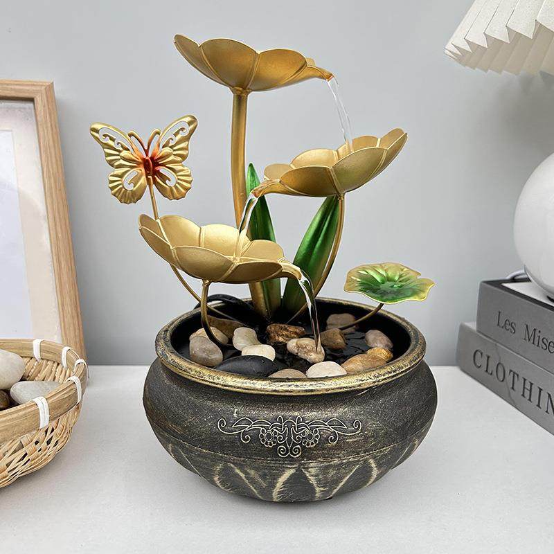 新款直销轻奢循环流水小型办公室桌面前台装饰品源头工厂现代摆件,家居饰品,流水摆件,淘宝优惠券,粉丝福利购,淘宝优惠卷