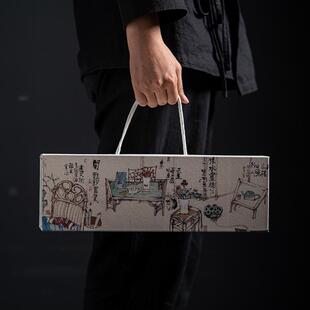 新款直销 郎红茶具套装 功夫茶具红色陶瓷礼盒装套组 伴手礼商务