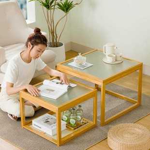 直销茶几客厅家用茶桌子茶台小户型轻奢现代玻璃实木阳台网红 新款